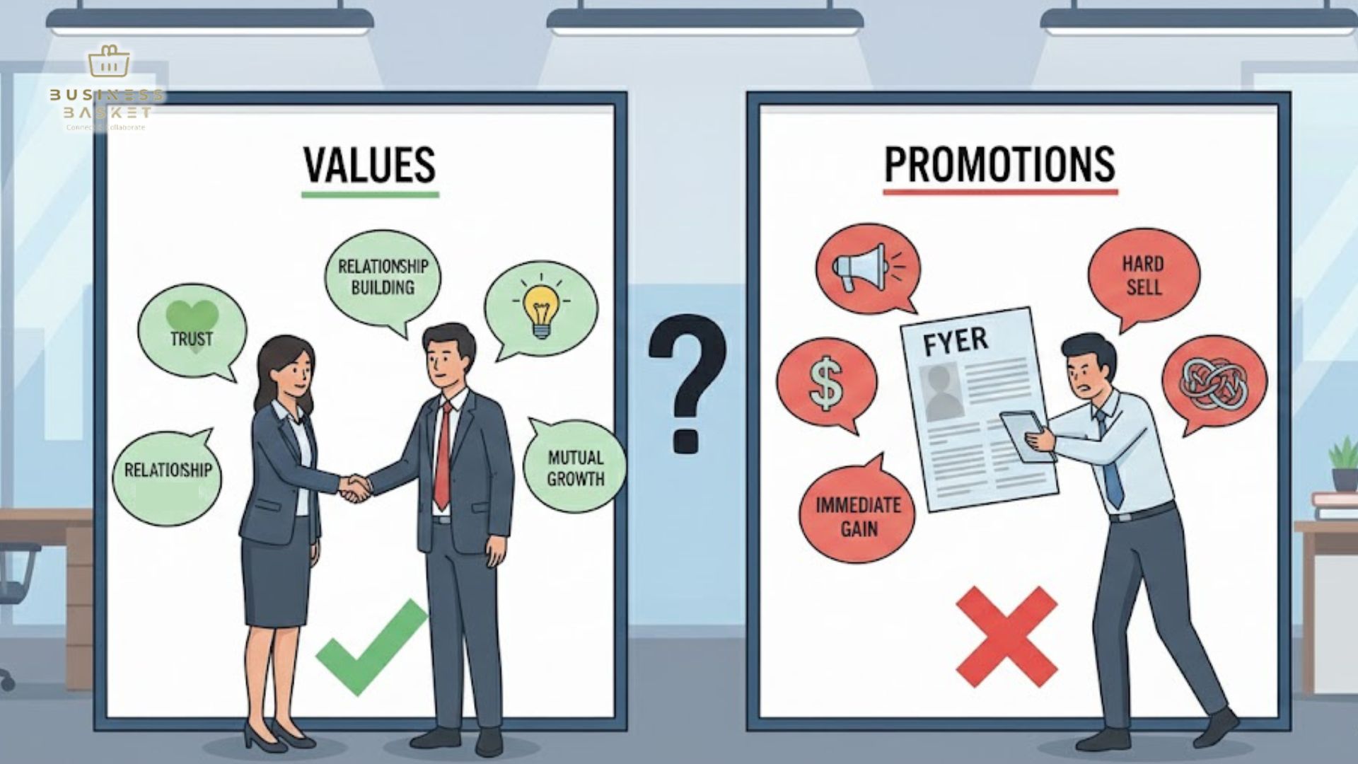 Values vs. Promotions: Which One Works Better in Networking — And Why